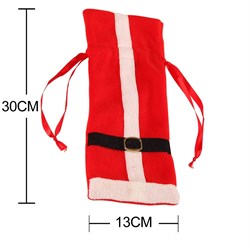 Новогодний чехол для вина - фото 4699