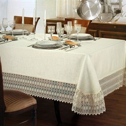 Скатерть  с кружевами Паола - фото 5224