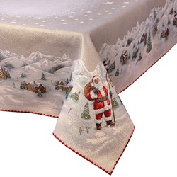 Скатерть новогодняя гобеленовая с люрексом Ноэл - фото 5766