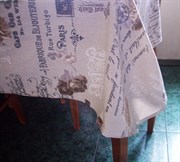 Скатерть  с письмом