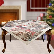 Скатерть на квадратный стол с люрексом Шарон dis.7