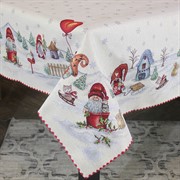 Скатерть новогодняя гобеленовая Эльф