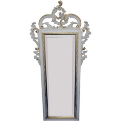 Зеркало 124x57x6 слоновая кость - фото 4643