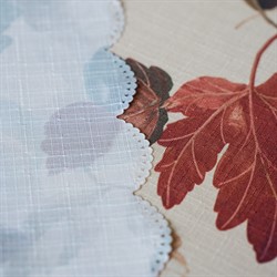 Скатерть с листьями - фото 6034